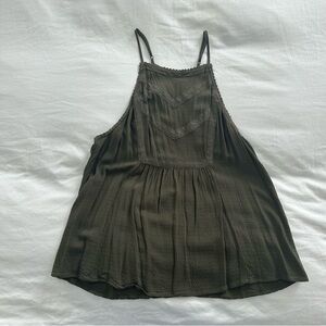 Olive Green Women's Top